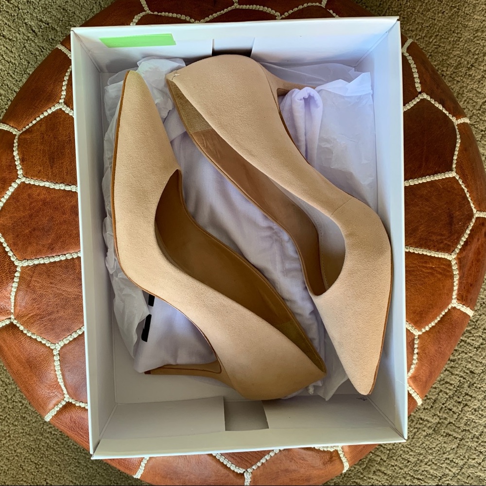 Schutz Lou Lo Suede Pumps NEW WITH BOX